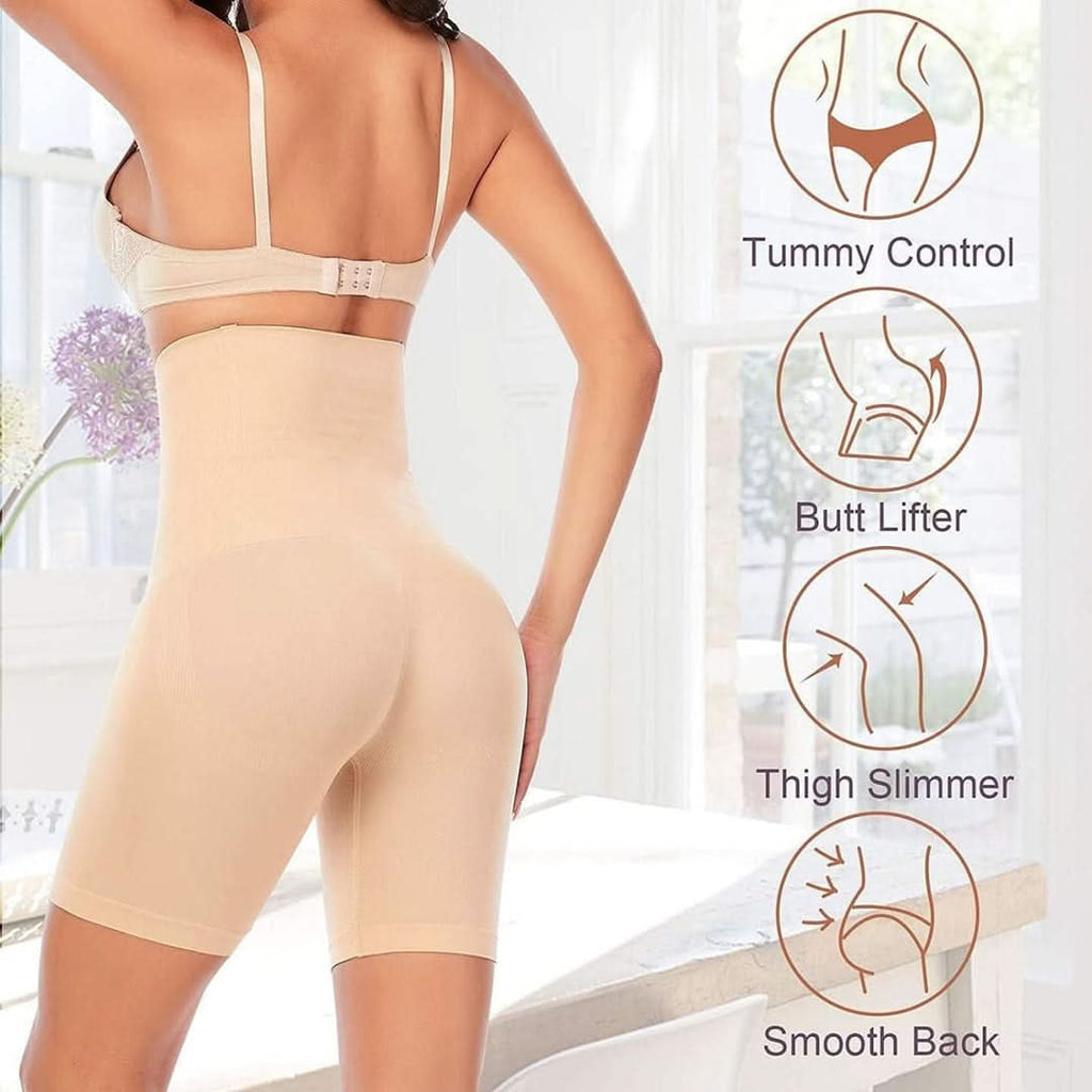 GirlFit™ 2.0 Pro – 4-in-1 Tummy Control & Butt Lifter Shapewear | Seamless, Breathable Thigh Slimmer & Back Support