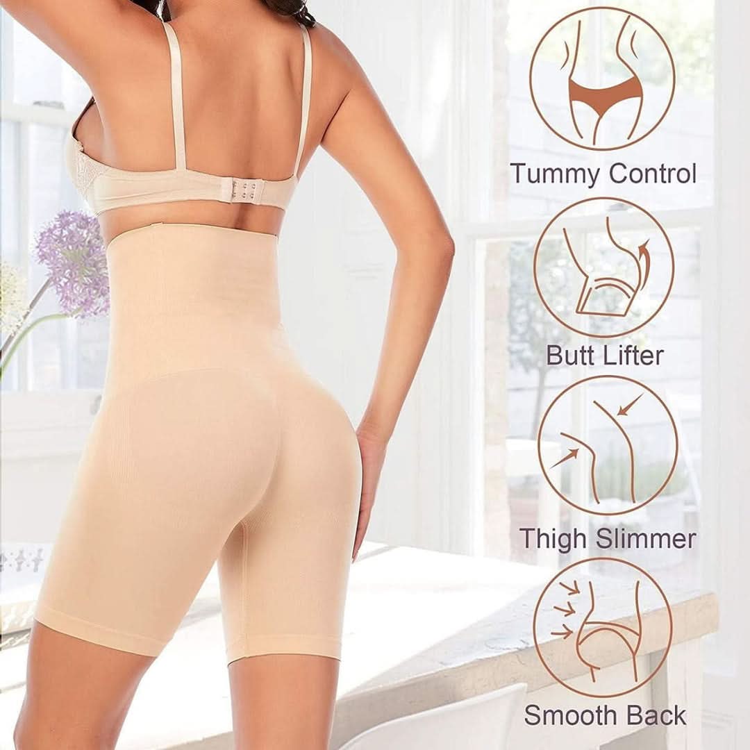 GirlFit™ 2.0 Pro – 4-in-1 Tummy Control & Butt Lifter Shapewear | Seamless, Breathable Thigh Slimmer & Back Support