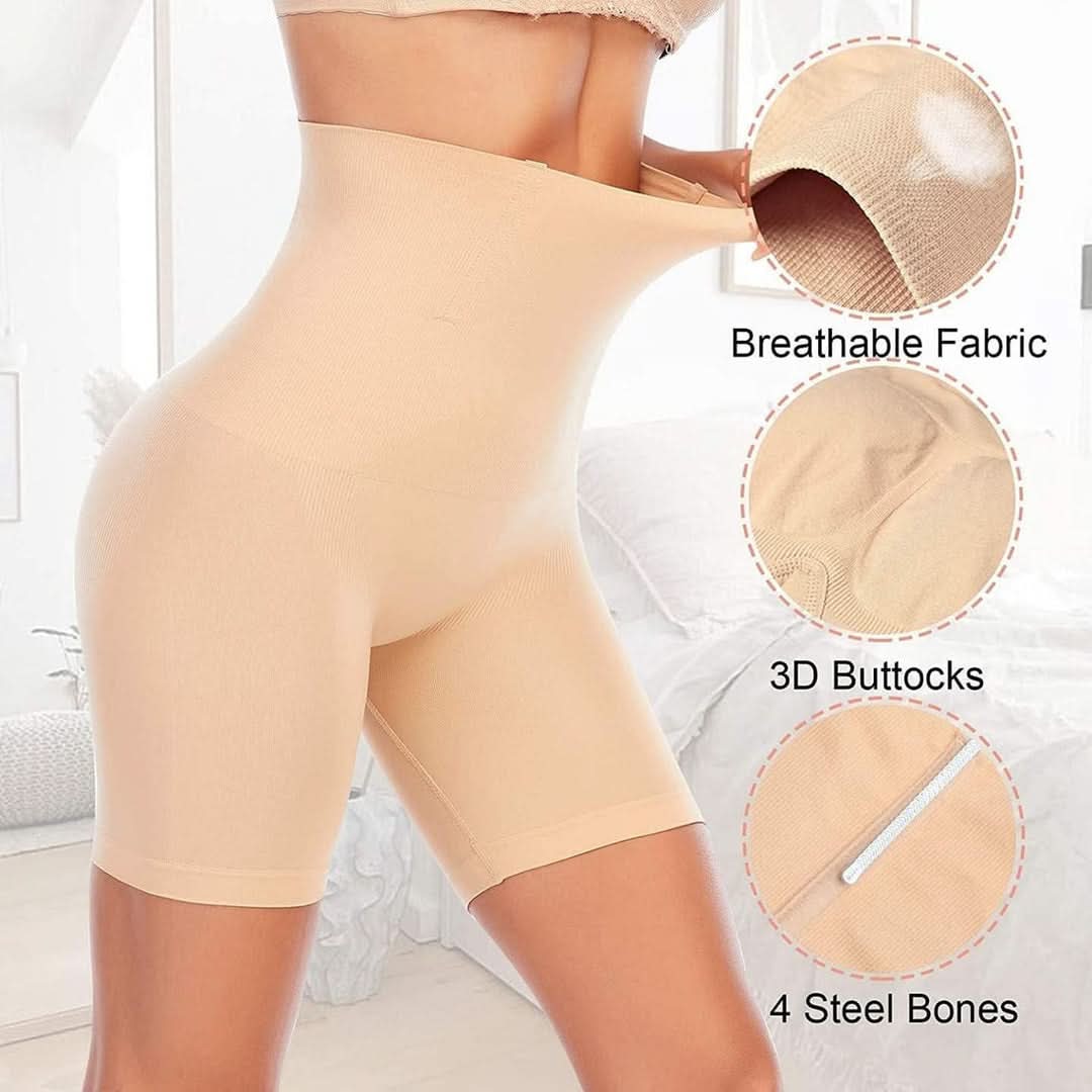 GirlFit™ 2.0 Pro – 4-in-1 Tummy Control & Butt Lifter Shapewear | Seamless, Breathable Thigh Slimmer & Back Support